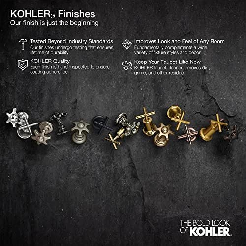 Kohler 27400-4N-BN RIFF EGYETLEN KEZELNI MOSDÓ CSAPTELEP, Élénk matt Nikkel, 0.5 GPM