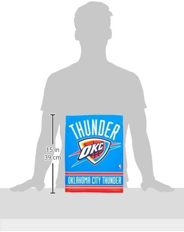 Wincraft NBA-Oklahoma City Thunder Kert Zászló 12 x 18, 2 Oldalas, Csapat Színe