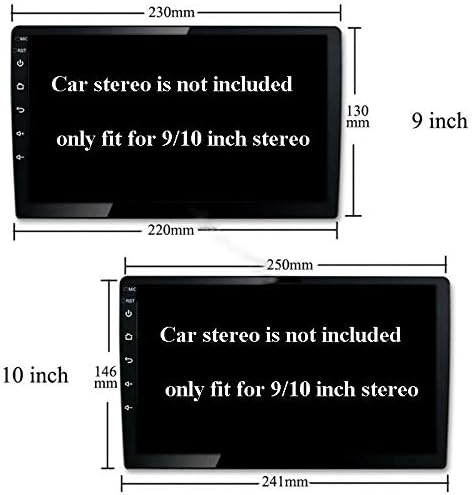 9 inch autórádió Fascia Keret Toyota Prius 2010-2015 Fekete DVD GPS Navi Játékos Panel Dash Kit Telepítés Sztereó Keret Trim Előlap