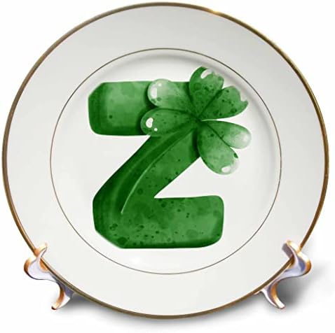3dRose St Patricks Édesség Monogram Eredeti Z - Lemezek (cp-375856-1)
