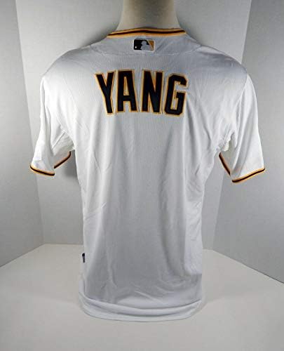 2014 Pittsburgh Pirates Yao-Hsun Yang Játék Kiadott Fehér Jersey Kiner P 900 - Játék Használt MLB Mezek