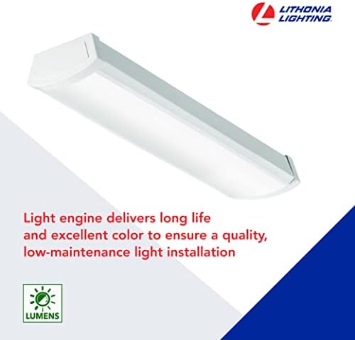 Lithonia Lighting FMLWL 48 840 LED süllyeszthető magunkra kell tekerni Fény, 4 Méteres, 4000k | Fényes Fehér & Lutron Maestro
