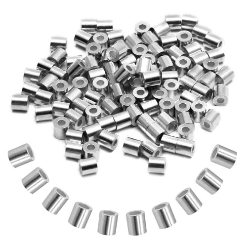 Piutouyar Alumínium a csavart huzalt is, Hurok Ujjú, 1/16 inch (1.5 mm) drótkötél Ne Hüvely, Kábel Foglalat, drótkötél a csavart huzalt is,