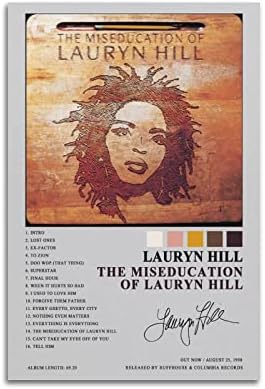 URALKODÓ Lauryn Hill A Miseducation a Lauryn Hill Zenei Album Poszter Vászon Plakátok Hálószoba Esztétikai Wall Art Nappali