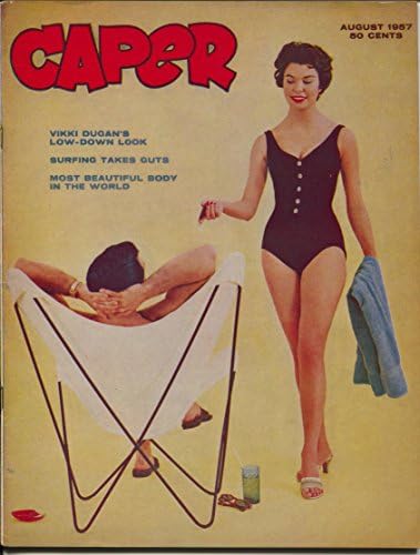 Kapribogyó - Vintage Férfi Magazin Sok 6 1956-Dee-6 korai kérdések-sajttorta