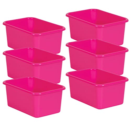 Tanár Létrehozott Források Rózsaszín Kis Műanyag tárolóban, Csomag 6