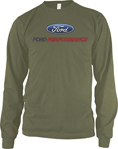 Amdesco Férfi Ford Teljesítmény Logó, Hivatalosan Engedélyezett Hosszú Ujjú Póló