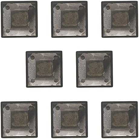 Szilva Szerelvények 1 1/2 x 1 1/2 Square Fekete Post Kap az Alumínium Kerítés Hozzászólás | Fekete Post Caps (8 Csomag)