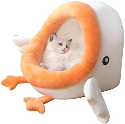 DEFLAB Macska fészek Macska House Bed Cserélhető Pad Kényelmes Cica Ás Aranyos Kisállat Sátor Ágy Pet Supplies (Szín : 1)