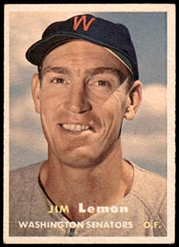 1957 Topps 57 Jim Citrom Washington Senators (Baseball Kártya) VG/EX-Szenátor