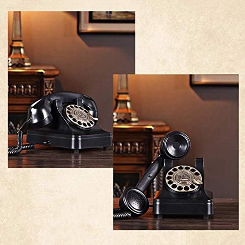 WALNUTA Vintage Retro Telefon Tárcsa Lemez Antik Telefonok Asztal Vezetékes Telefon Hónap/Irodai Otthoni Nappali Dekor, Csodálatos
