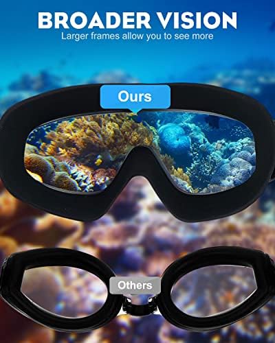 Úszni Védőszemüveg 2 Csomag, Széles Kilátás Anti-Köd&UV-Úszás-Szemüveget, Audlt, Nem Szivárog Úszni Szemüveg Férfiak, Nők, Fiatalok