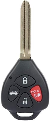 OCPTY 1 X Fordítsa Kulcs Bejegyzés Távirányító távirányító Adó Csere 2010 2011 2012 2013 Toyota COROLLA 4 Gomb 315 Mhz