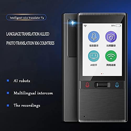 LMMDDP T9 Offline Hordozható Intelligens Hang Fordító, több nyelven Beszélő Azonnali Fordító Üzleti Utazási Fordítás Gép (Szín