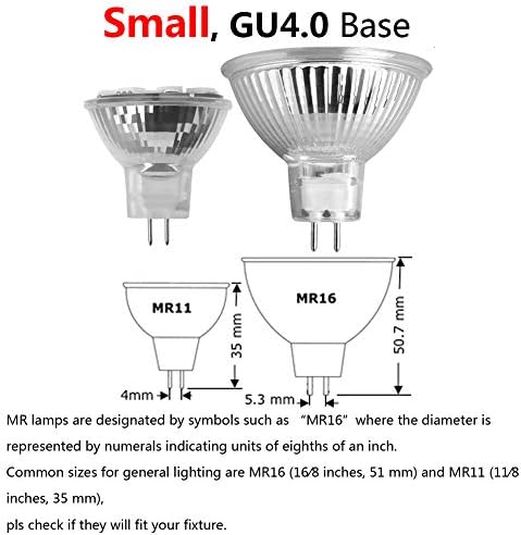 SANSUN 2.4 W LED MR11 Izzók, 12v 20w Halogén Csere, száloptika karácsonyfa Izzó, G4/GU4/GZ4 Bi-Pin-Bázis, Puha, Fehér 3000K,
