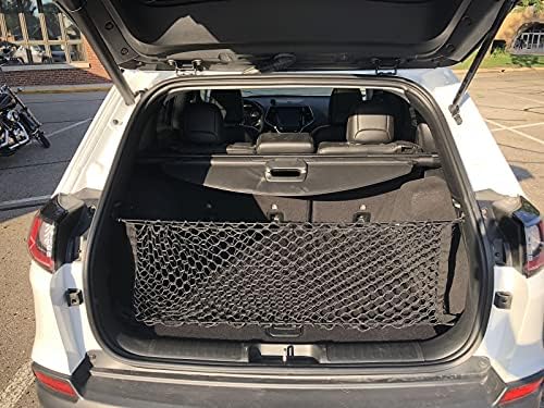 Kocsi Csomagtartójában Áru Nettó Készült, a Fit - Ban Meghatározott Jármű a Jeep Cherokee 2019-2022 - Rugalmas Hálós