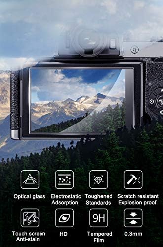 WH1916 Z9 Képernyő Védő Nikon Z5 Z6ii Z7ii Z9 Kamera, Edzett Üveg Anti-Scrach Anti-Buborék Anti-Por (3 Csomag)