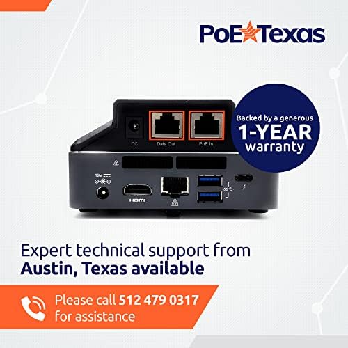 PoE Texas PoE++ NUC Számítógép NUC7CJYHN - Power Over Ethernet Intel NUC PC Barebones Rendszer - Nincs kiút, Szükséges - Mini PC