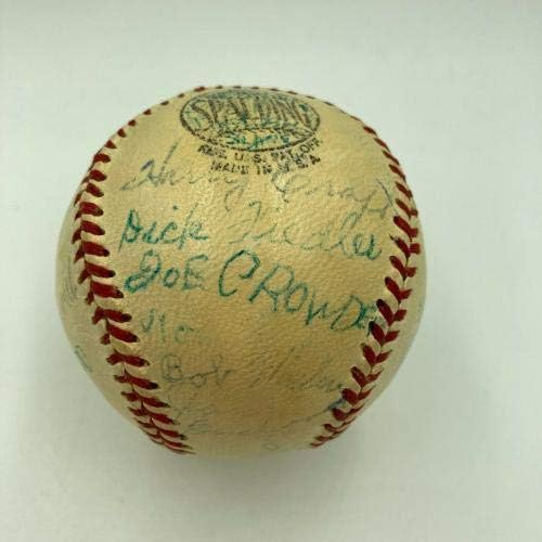 Mickey Mantle Előtti Újonc 1950 Joplin Bányászok Aláírt Baseball SZÖVETSÉG COA - Dedikált Baseball