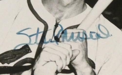 Stan Musial Ted Williams Aláírt 8x10-es Baseball-Fotó Gubancos 11x13 - Dedikált MLB Fotók