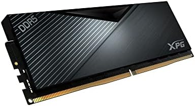 XPG Lancer DDR5 6000MHz 32GB (2x16GB) CL40-40-40 UDIMM 288-Pins Asztali SDRAM RAM Memória Kit Fekete Hűtőborda (AX5U6000C4016G-DCLABK)