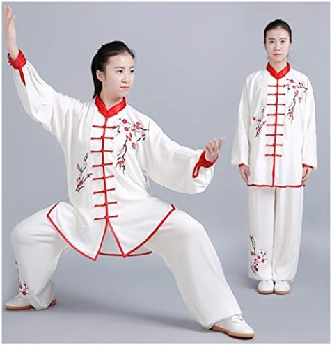 Kézi Hímzés Unisex Tai Chi Egységes Pamut Kínai Kung-Fu jön létre Művészetek Viselni