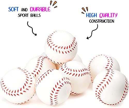 Baseball Sport Témájú 2,5 Hüvelykes Hab Szorítani Golyókat, a Stressz Enyhítésére, Baseball Sport, Stressz labda - Baseball Party kellék,