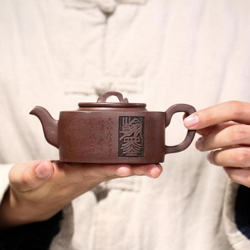 UXZDX Zisha Teáskanna Kézzel készített Pot Kung-fu Teaware Lila Agyag Drinkware a Puer Zöld, Fekete, Kínai Tea Sifang Junyu Vízforraló