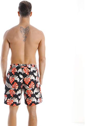 Ulikeey Fürdőruha Párok számára Megfelelő Fürdőruha Trópusi Növény Monstera Férfiak úszógatya Női Bikini 2-részes Öltöny