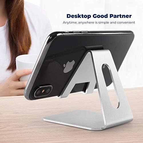 ADFD Alumínium mobiltelefon Állni Asztal Univerzális Telefon tulajdonosa Mobil Dokkoló, Anti-Skid Design, az Alsó A Stabil, Tartós,
