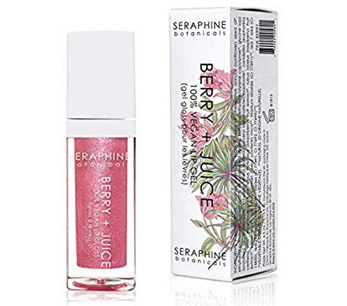 Seraphine Növényekkel Berry + Juice - - Ig Vegán Ajak Gél Színezett Szájfény 0.20 fl oz (Rózsaszín Bogyó)