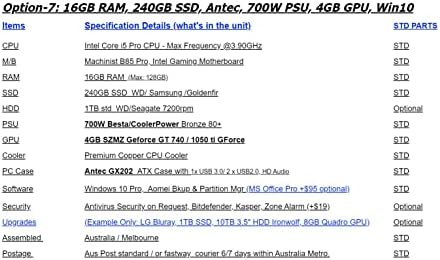 Intel Core i5 PC Asztali/Játék/Office 3.9 Ghz-es, 16 GB RAM, 4 GB Grafika GPU, Win Pro 10