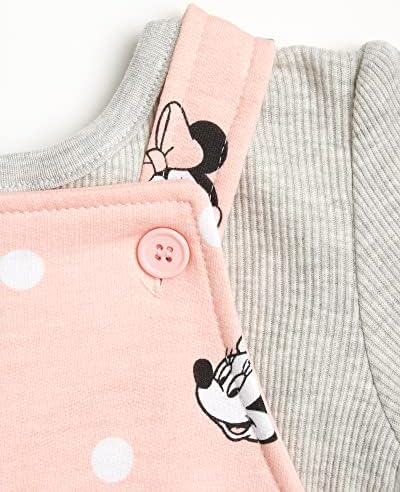 Disney Baby Lányok Minnie Egér 2 Darab Teljes Set - Gyapjú Gyermek Hosszú Ujjú Póló Szett (Újszülött/Csecsemő)