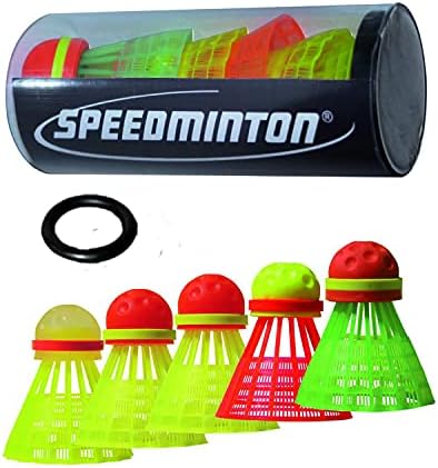 Speedminton S600 Set - Eredeti Sebesség Tollaslabda / Crossminton Starter Set beleértve a 2 ütők, 3 Robogót, Speedlights, Táska