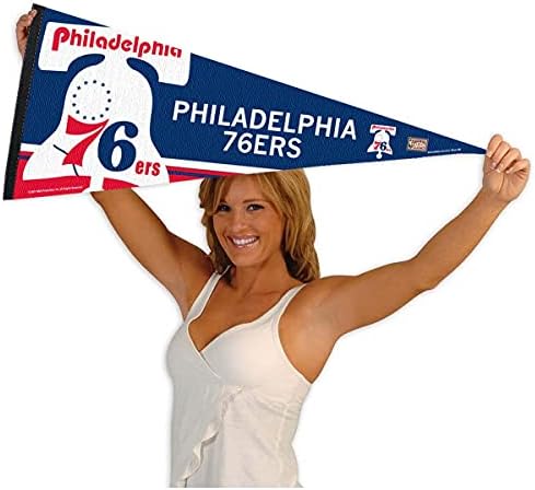 Philadelphia 76ers Primitivizmus Retro Régi Zászló Zászló