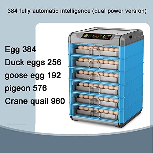 384 Tojás Keltető Tojás Automatikus Fordult Digitális Inkubátor Intelligens Állandó Hőmérséklet-szabályozás, LED Digitális