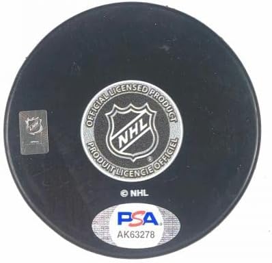 HENRIK BORGSTROM aláírt Jégkorong PSA/DNS-Chicago Blackhawks Aláírt - Dedikált NHL Korong