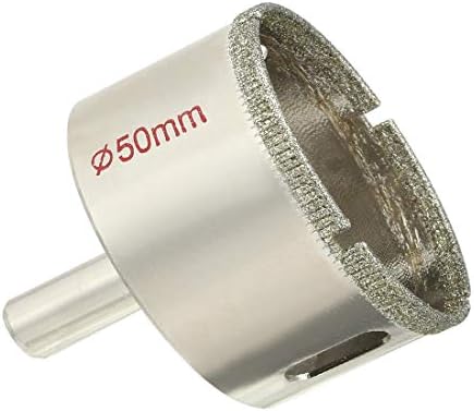Új Lon0167 50 mm-es Dia Kiemelt Gyémánt Szemcsék Bevonat megbízható hatékonyság Tipp Lyukat Láttam Fúró Üveg(id:126 67 7d c15)