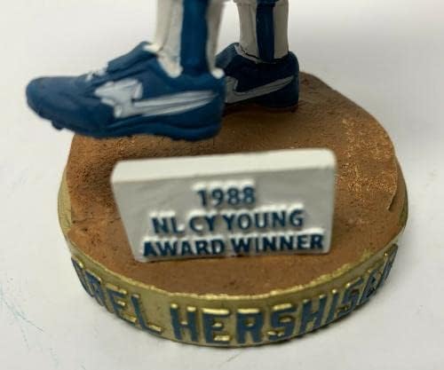 Oral Hershiser Dodgers Aláírt Bólogatós PSA 7A12325 - Dedikált MLB Figurák