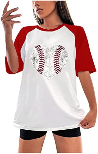 Élni az Életet, amelyet A Varratok, a Nők Maximum Baseball Anya shirt Vicces Mondás Színes Blokk Rövid Ujjú Tunika Póló