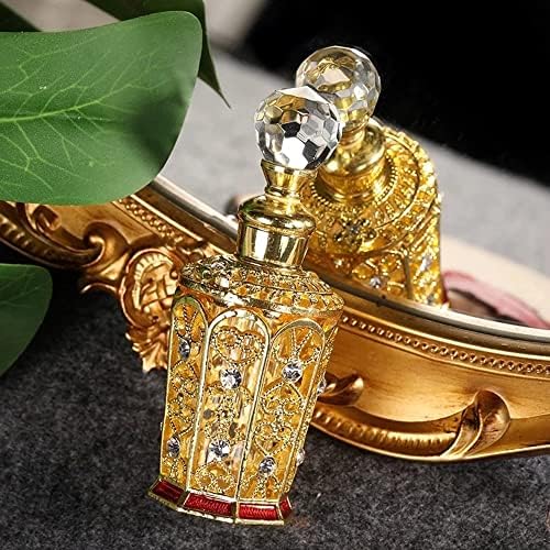 MMLLZEL Parfümös Üveg Nagy a Szája Al-Palackozó Üreges Gyémánt Vésett Kristály Kap illóolaj Szépség Ajándék