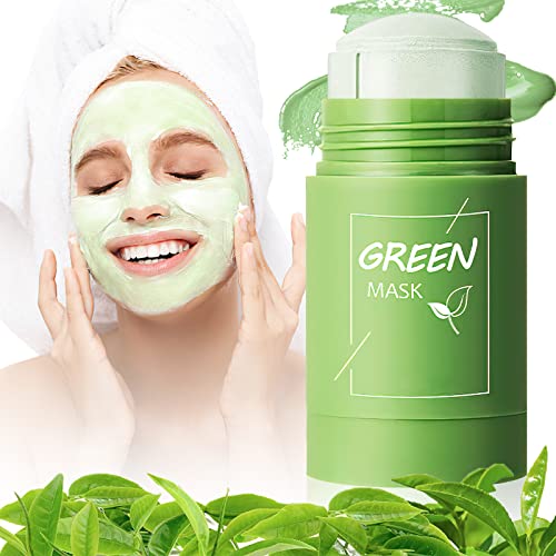 Zöld Tea Maszk Stick - Mitesszer Eltávolító Arca Zöld Tea Mélyen Tisztít Maszk Stick Pórusok Tisztít Arc Hidratáló a Bőr Öregedés