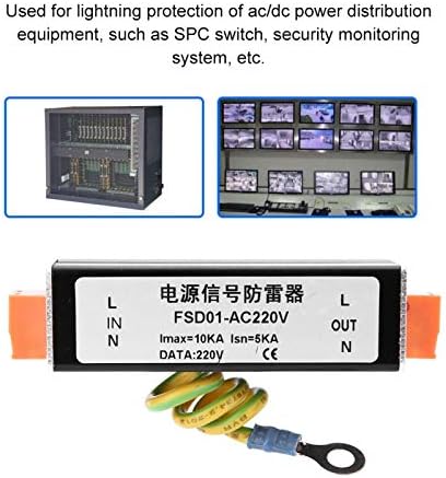 Áramkör Protector, Gyakorlati Alumínium Biztonsági Csere Túlfeszültség-Védelmi Eszköz, a CCTV AC/DC Teljesítmény Professzionális Használatra
