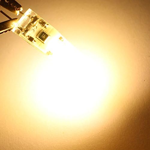 Aexit 2db DC lámpatestek, valamint az ellenőrzések 12V 6W, Zafír COB Chip G4 LED Izzó Lámpa Csere Meleg Fehér