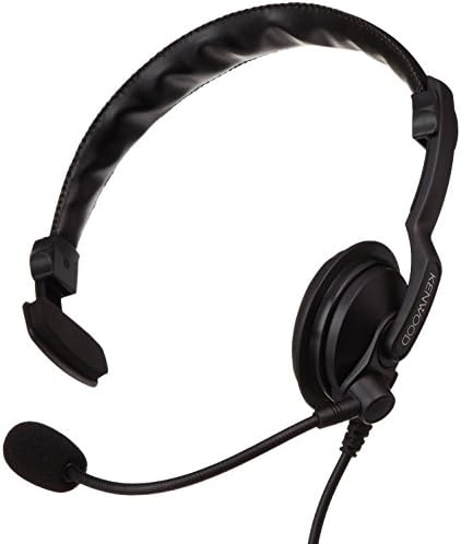 Kenwood KHS7A Könnyű Súly Egyetlen Muff Fülhallgató Gémes Mikrofon