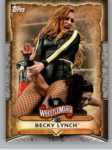 2020 Topps WWE Út WrestleMania Beosztás WM-9 Becky Lynch Birkózás Trading Card