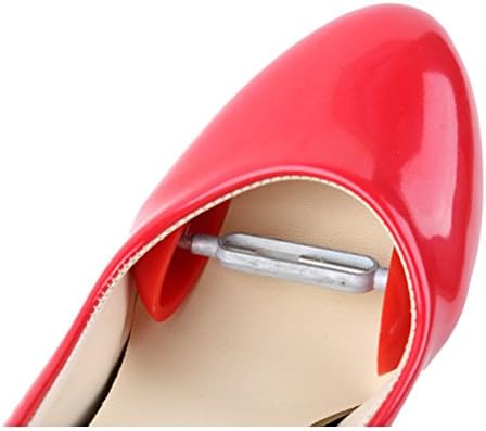 Jewelvwatchro 1Pair Mini Cipő Hordágyon, a Férfiak a Nőknek a Cipő a Hordágyakat Formálója Bővítő Szélesség Extender Állítható-Piros
