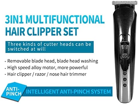 Hajnyíró gép a Férfiak, 3 az 1-ben Elektromos Haj Trimmer Clipper USB Haj Vágó Gyors Töltés Haj Férfiak Trimmer Clipper