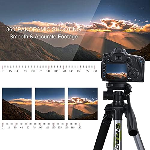 Endurax 66 Kamera Állvány Kompatibilis Canon Nikon Könnyű Alumínium Utazási DSLR Fényképezőgép-Állvány Univerzális Telefon tulajdonosa