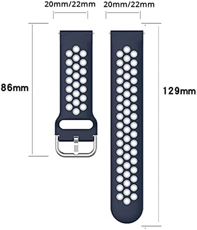 TWRQA Szíj 20 22mm Egyetemes Okos Csukló Zenekar Sport Karkötő Watchband